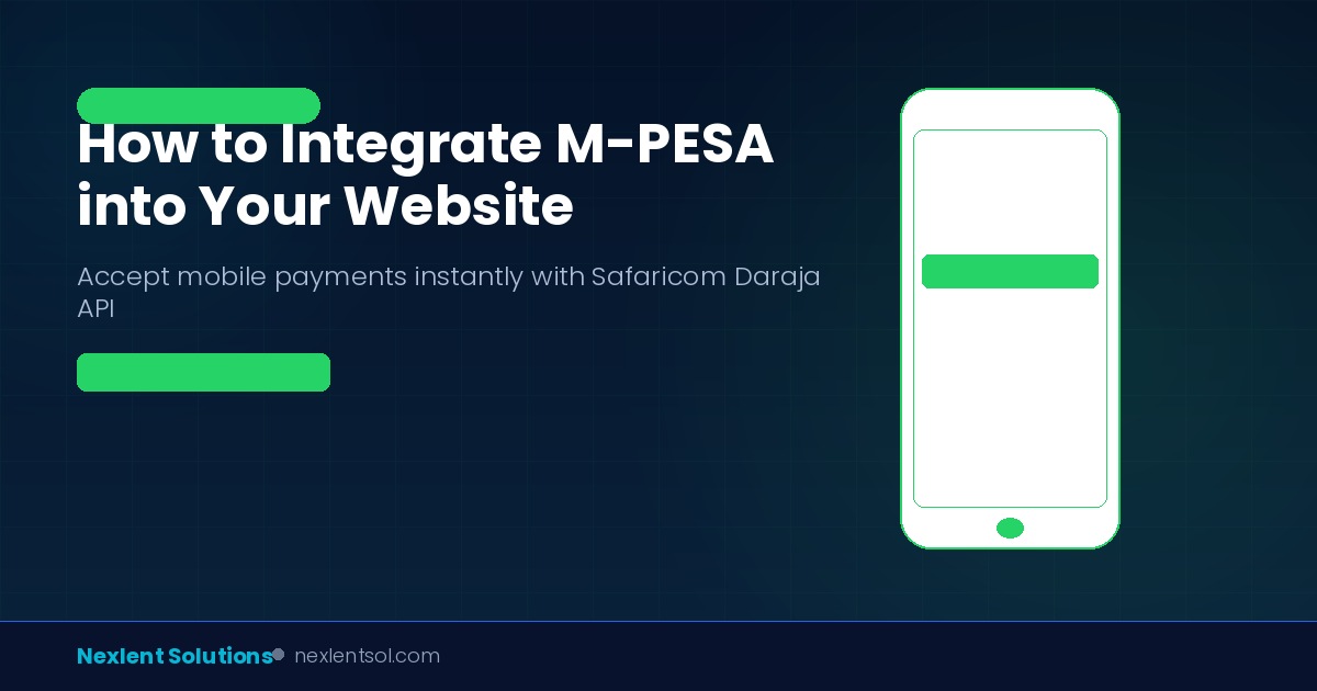 How to Integrate M-PESA into Your Website in Kenya