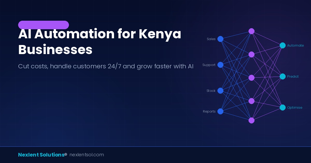 AI Automation for Kenya Businesses — Saving Time and Cutting Costs